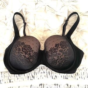 Elegant Black Lace Bra